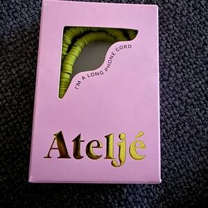 Ateljé Long Phone Cord - Limelight Green